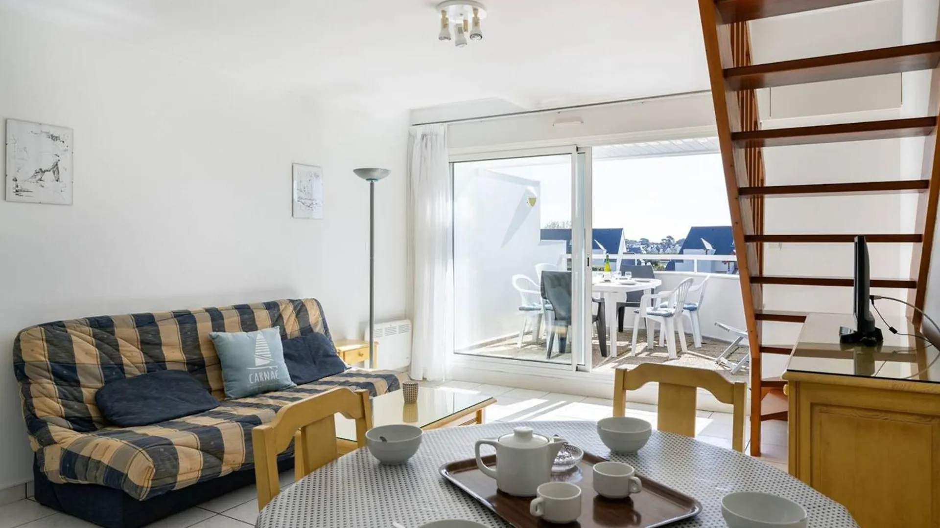 Appartement Duplex 50M² A Carnac Avec Piscine Chauffee, Proche Plages Pour 6 Personnes - Fr-1-477-63